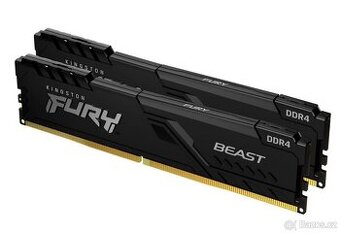 DDR4 Kingston FURY Beast Black 64GB (2x32GB) 3200MHz CL16