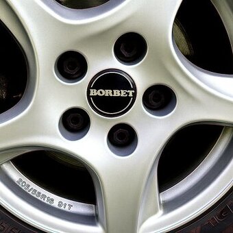 Alu disky Borbet 7.5Jx16 5×112 + zdarma zimní Barum Polaris