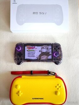 Herní konzole Anbernic RG557 handheld + pouzdro