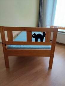 Dětská dřevěná postel 160x70