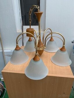 Prodám pětiramenný lustr