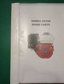 Katalog náhradních dílů pro motory Honda Gx 160 nebo Gx 190