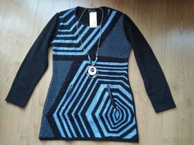 Úplně nový dámský svetr Zoja vel. M s náhrdelníkem