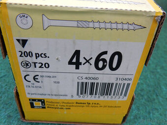 Stavební vruty tesařské Domax 4x60 T20 200ks