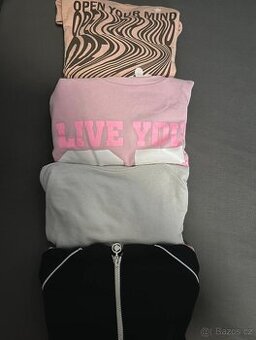 4 dívčí mikiny vel. 146–152 (12 let) – pěkný stav