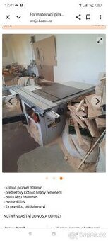 Formátovací pila Proma PKS 315F