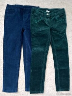 Dívčí manžestráky vel.116