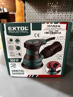EXTOL INDUSTRIAL bruska excentrická, jednoruční, 125mm, 350W