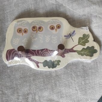 Dětský věšák sovičky