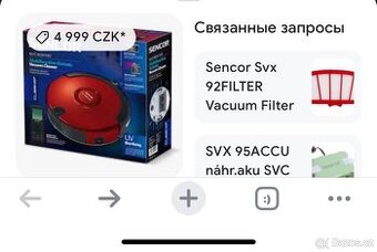 Sencor SVC 9031RD CLEENO robotický vysavač✅
