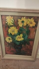 Prodám obraz Žlutá kytice