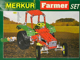 Stavebnice MERKUR – Traktor a další stroje