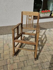 Houpací židle dubová - 1