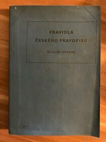 Pravidla českého pravopisu - historická vydání - 1