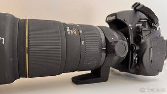 Nikon 700 a Sigma 70-200
