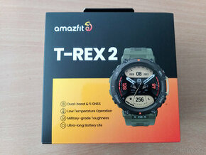 Chytré hodinky Amazfit T-Rex 2, Wild Green, zelené, NOVÉ