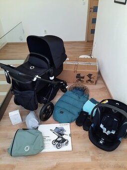Bugaboo Fox 2 + Cybex Aton 5 Deep black