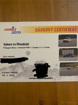 Polygon Brno- Subaru vs Mitsubitshi- zážitková jízda