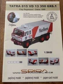 Tatra 815 VD 13 350 6x6 Clay Regazzony Dakar 1988