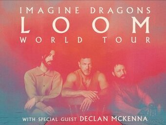 Imagine Dragons - Praha 11.6. - 2 vstupenky golden circle