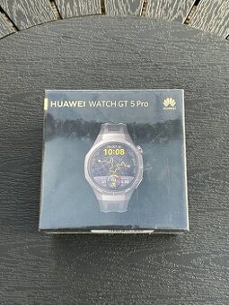 Nové chytré hodinky HUAWEI WATCH GT 5 Pro 46mm černé