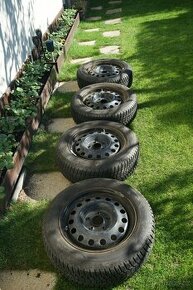 Plechové disky a zimní pneu SAVA 205/60R16