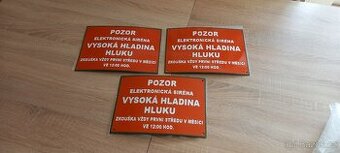 Smaltovaná cedule stará starožitná