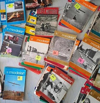 časopis Modelář, různé ročníky od roku 1963, cenu nabídněte - 1