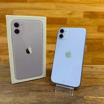 IPhone 11 128GB, fialový (12 měsíců záruka)