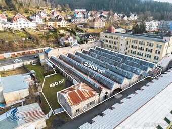 Prodej prostorných skladů / hal 2500 m²