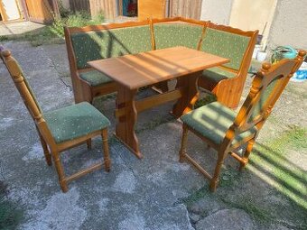 Rohový jídelní set