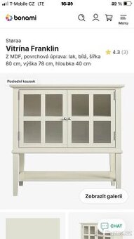 Komoda, vitrina, pribornik, skrin