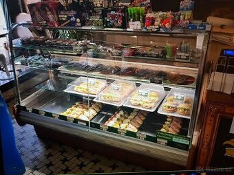 Chladicí prodejní vitrína statická, délka 2 metry