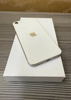 Apple iPhone SE 2022 128GB bílá, TOP stav, baterie 100%