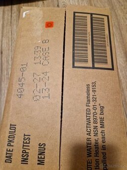 MRE balíček jidla - bojová dávka potravy - 1