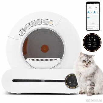 Samočisticí kočičí toaleta, 65 l Automatická
