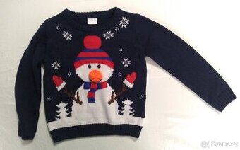 Dětský vánoční svetr F&F vel. 5-6 let