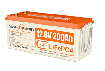 LiFepo4 baterie 12V 200Ah Veselí nad Moravou