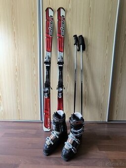 Lyže, hůlky, lyžařské boty pánské