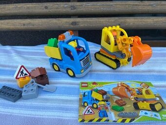 Lego duplo bagr a nakladak