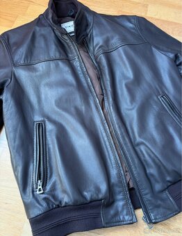 Pánská kožená bunda GEOX Respira