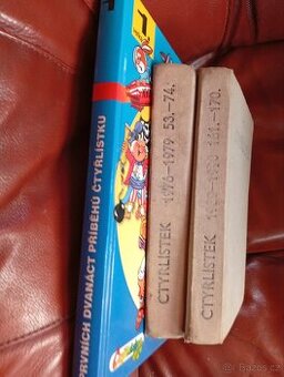 Prodam dvakrát svázaná čísla Čtyřlístku z roku 1976až 1979