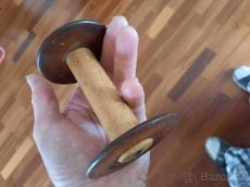 cívka do šicího stroje , dřevěná RADLBERG SCAG, 10 cm, RARIT