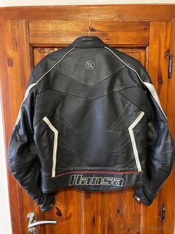 Kožená bunda na moto Hansa