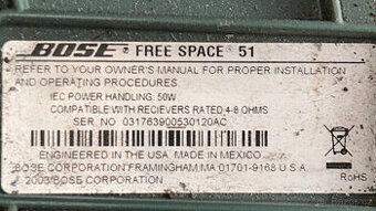 BOSE FreeSpace 51 - venkovní repro