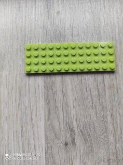 lego destička zelená 4x12