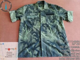 Vojenská košile VZ. 95 Les
