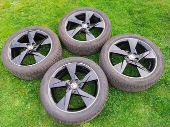 ALU disky 6,5Jx17 ET40 5x100 s letním obutím - Škoda Scala