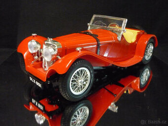 Jaguar SS100 1937 červený Bburago 1/18