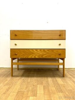 Retro komoda Jitona 70. léta šuplíky